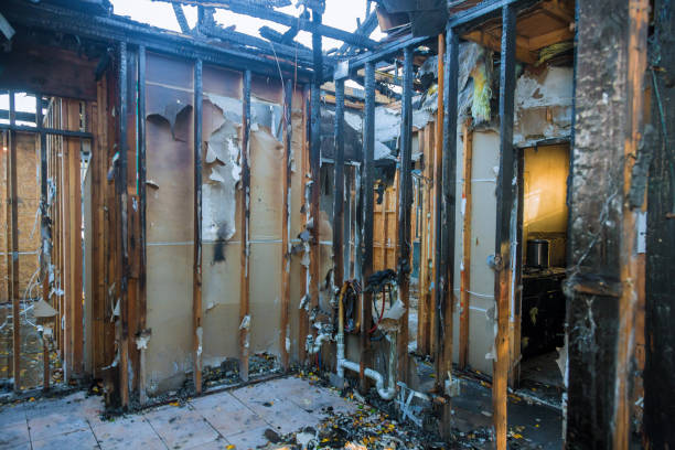 Professional Emergency Fire Cleanup technician working in Shallowater, TX